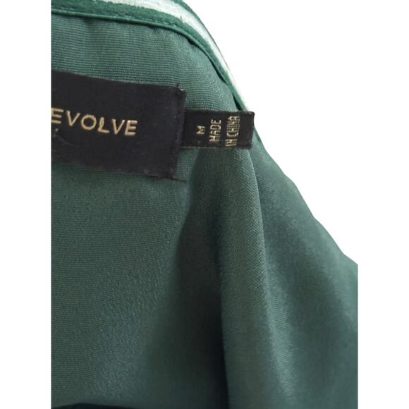 House of Harlow 1960 X Revolve Women's Green Dominique Jumpsuit Size Medium - Picture 9 of 12